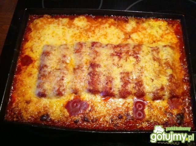 Włoskie gołąbki- Cannelloni z mięskiem Włoskie gołąbki- Cannelloni z mięskiem