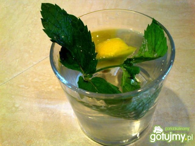 Woda cytrynowo-miętowa