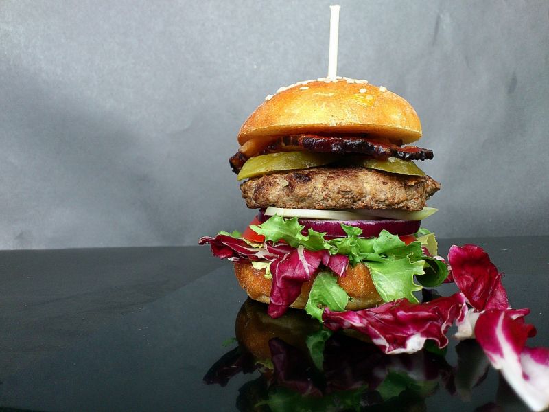 Wołowe hamburgery 
