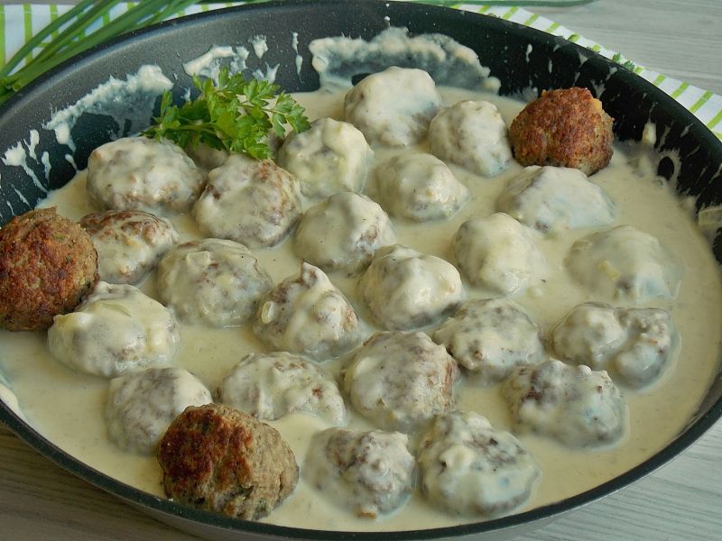 Wołowe pulpeciki w sosie musztardowym