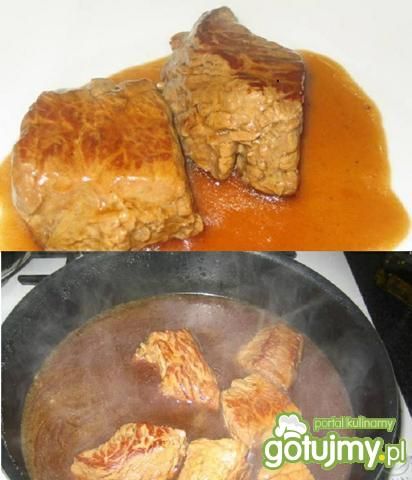 Wołowina w sosie pieczeniowym Wołowina w sosie pieczeniowym