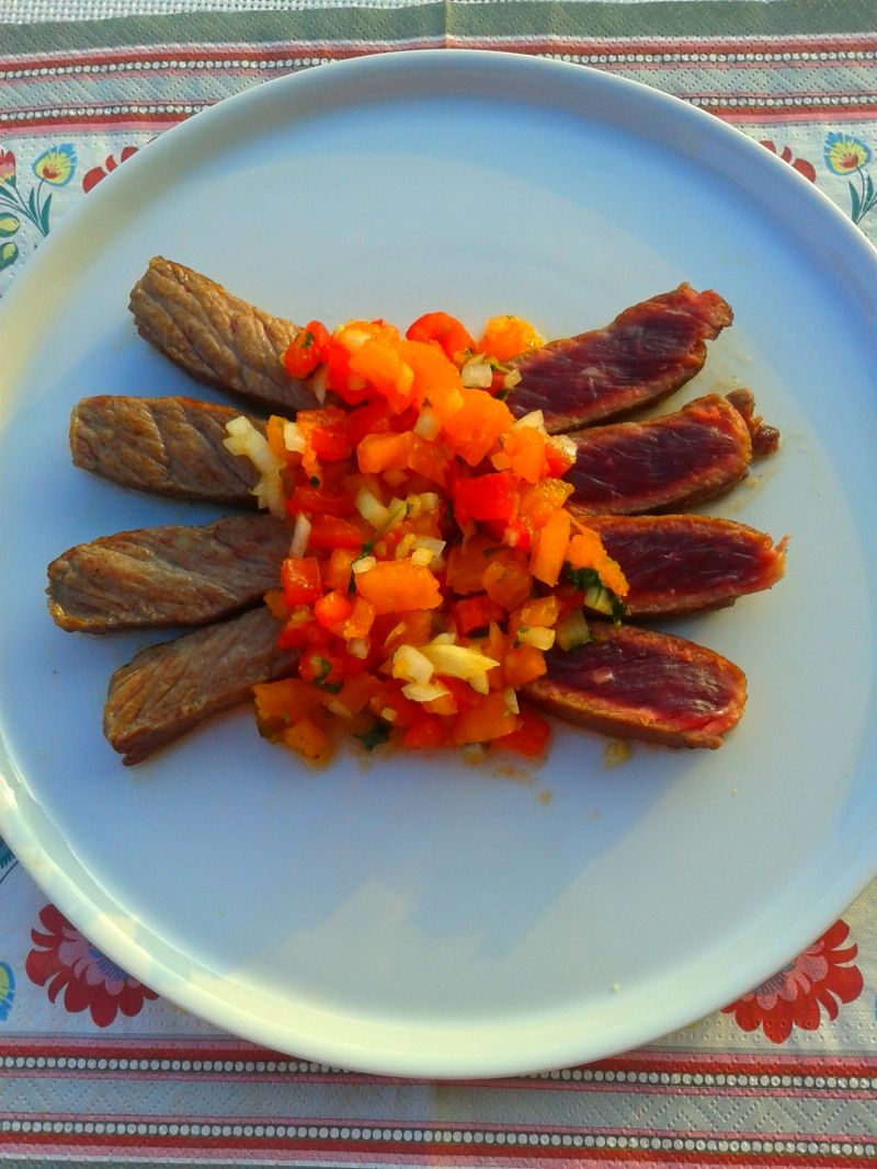 Wołowina z domową harissą