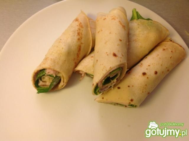 Wrapy z naleśników Wrapy z naleśników