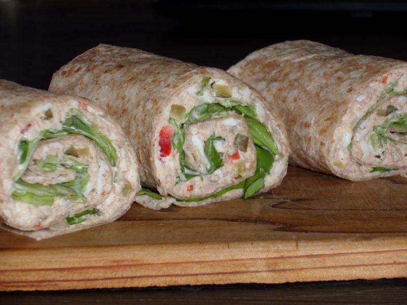 Wrapy z tunczykiem Wrapy z tunczykiem