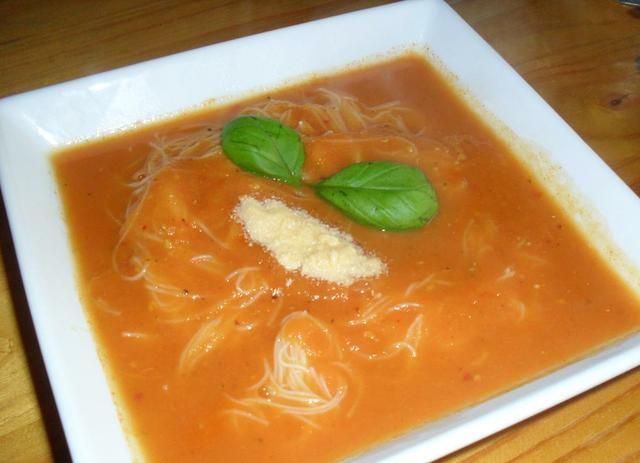 Wściekłe,bo zmiksowane pomidory :)