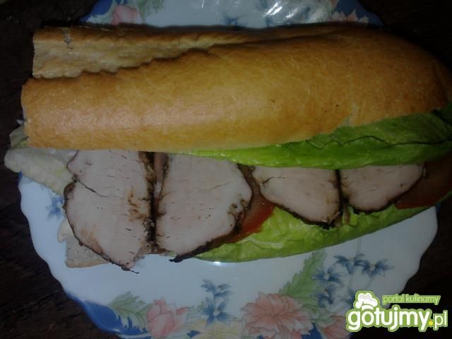 Wypasiona kanapka z polędwica wg brata