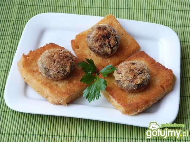 Wyśmienite grzanki z pieczarkami Wyśmienite grzanki z pieczarkami