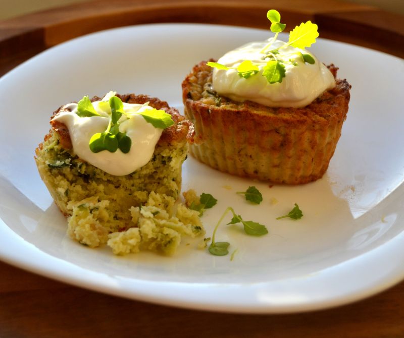 Wytrawne babeczki z cukinii i ziemniaków