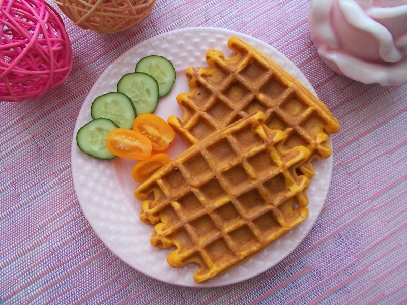 Wytrawne gofry dyniowe Wytrawne gofry dyniowe