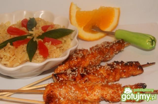 Yakitori w sezamie Yakitori w sezamie