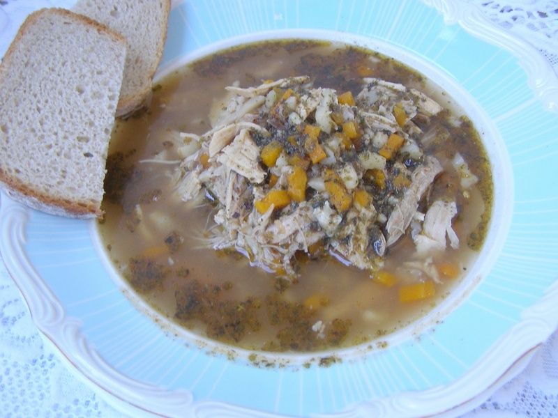 Z rosołowego mięsa zupa pyszna a`la flaki  Z rosołowego mięsa zupa pyszna a`la flaki