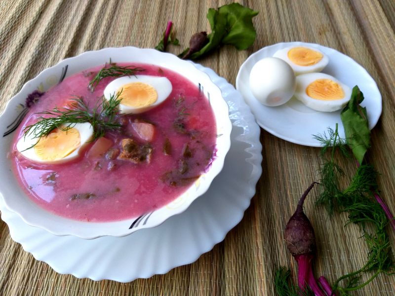 Zabielana zupa botwinkowa Zabielana zupa botwinkowa