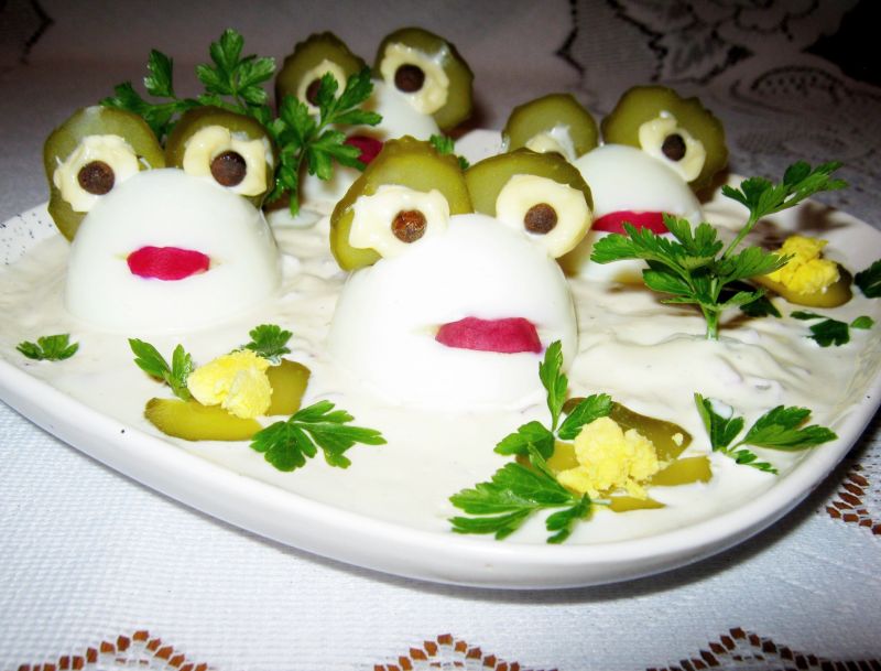 Żabki z farszem Żabki z farszem