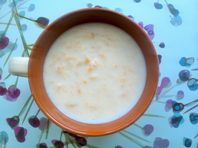 Zacierki dyniowe na mleku