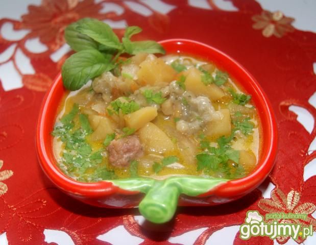 Zacierkowa z kuleczkami 