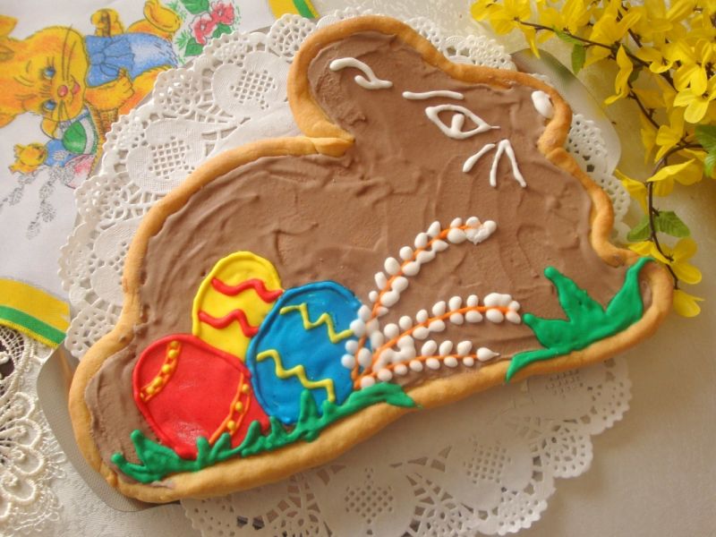 Zajączek lukrowany-mazurek