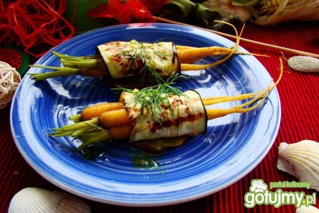 Zakąska z  bakłażana i marchewki Zakąska z  bakłażana i marchewki