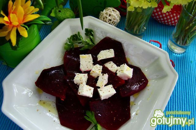 Zakąska z buraczków i sera koziego  Zakąska z buraczków i sera koziego