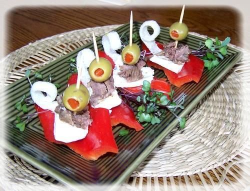 Zakąska z ryżowym ogonkiem