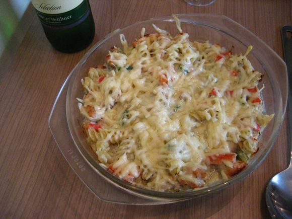 Zapieczony kurczak z gorgonzolą