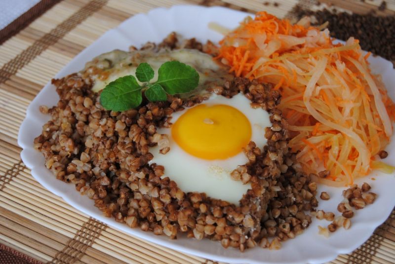 Zapiekana kasza gryczana na obiad