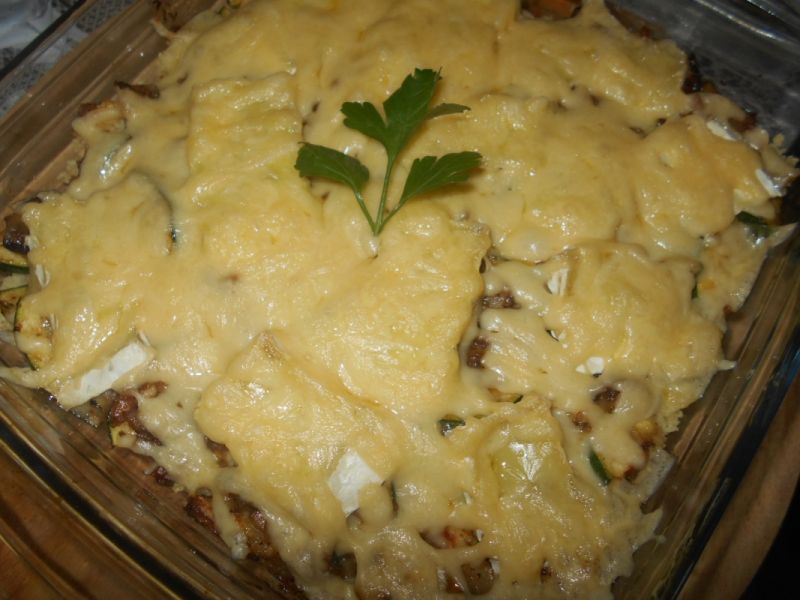 Zapiekana kasza z dodatkami