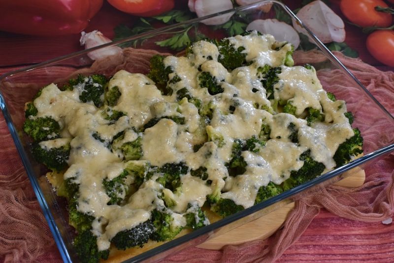 Zapiekana ryba z brokułem