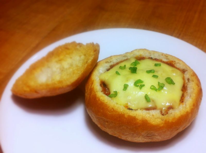 Zapiekane bułki z farszem Zapiekane bułki z farszem