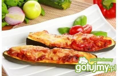 Zapiekane cukinie faszerowane