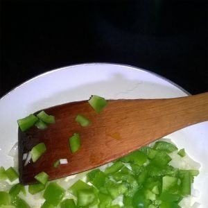 Zapiekane cukinie z zieloną papryką 