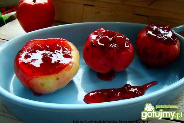 Zapiekane jabłka z konfiturą 