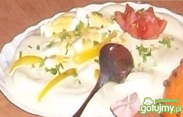 Zapiekane jajka pod pierzynką z majonezu Zapiekane jajka pod pierzynką z majonezu