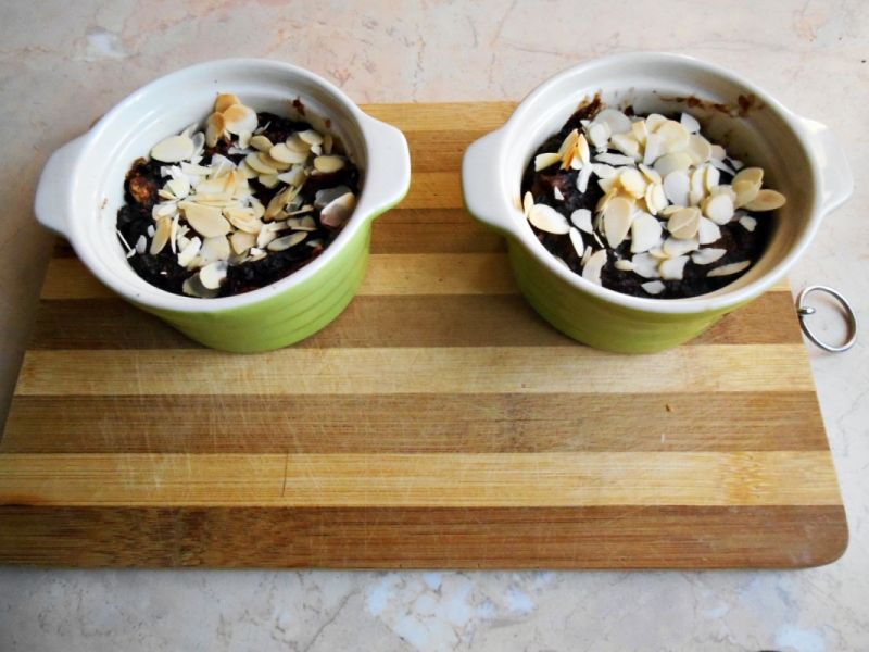 Zapiekane, kakaowe płatki ryżowe  Zapiekane, kakaowe płatki ryżowe