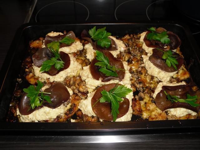 Zapiekane kotlety schabowe.