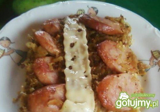 Zapiekane łazanki. Zapiekane łazanki.