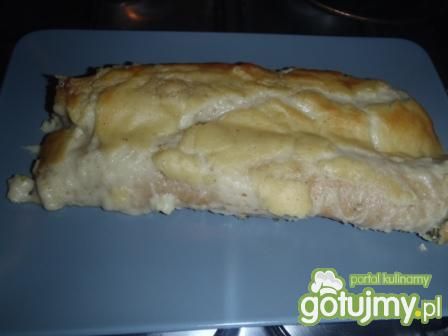 Zapiekane naleśniki ze szpinakiem