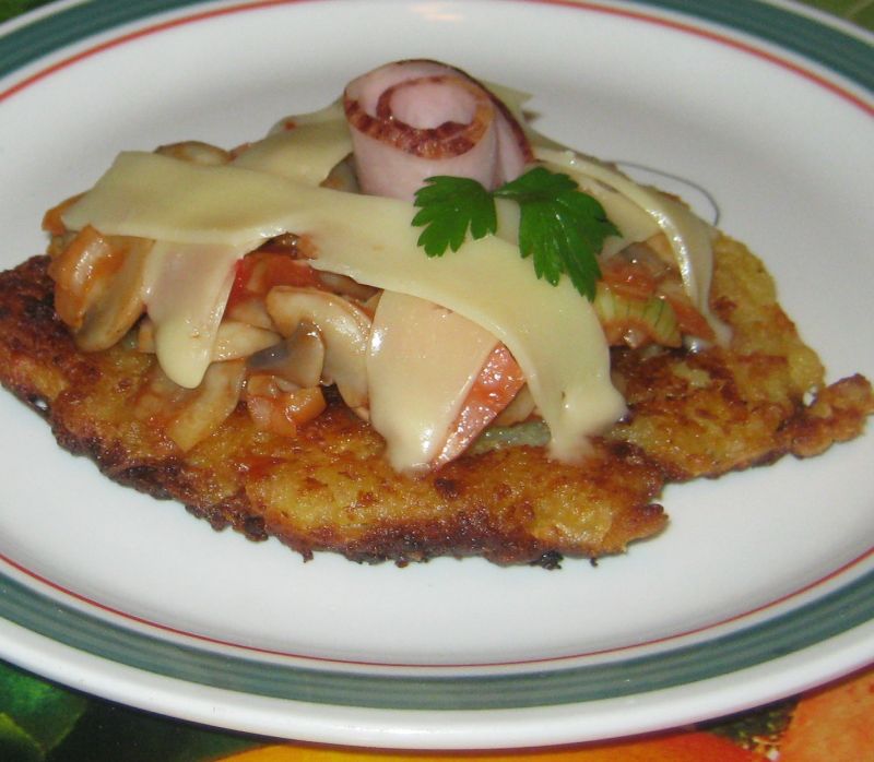 Zapiekane placuszki z ziemniaków