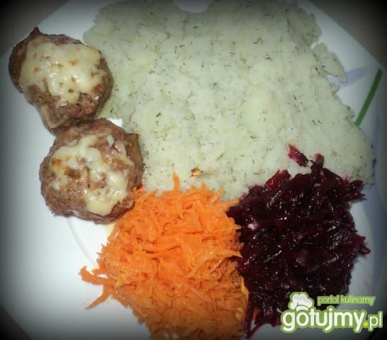 Zapiekane pulpeciki z serem  Zapiekane pulpeciki z serem