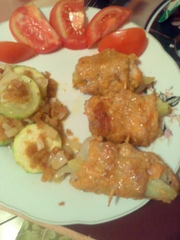 Zapiekane roladki  z warzywami