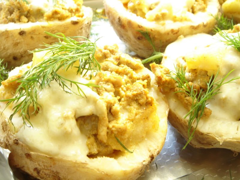 Zapiekane selery z mięsnym farszem i mozzarellą