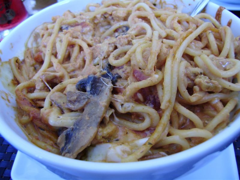 Zapiekane spaghetti  Zapiekane spaghetti