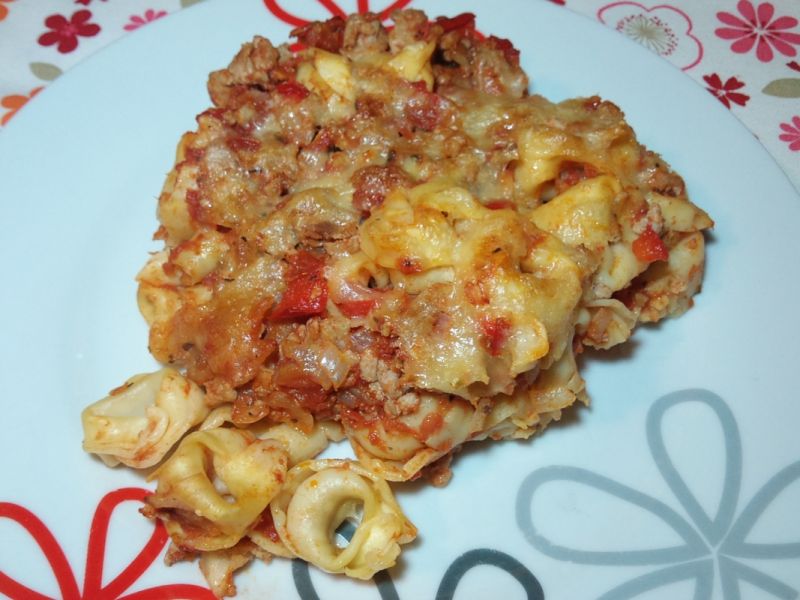 Zapiekane tortellini