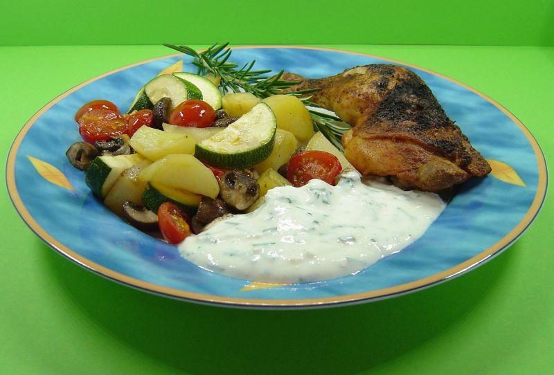 Zapiekane udka z kurczaka z warzywami Zapiekane udka z kurczaka z warzywami