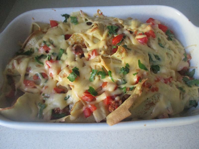 Zapiekane wachlarze z naleśników