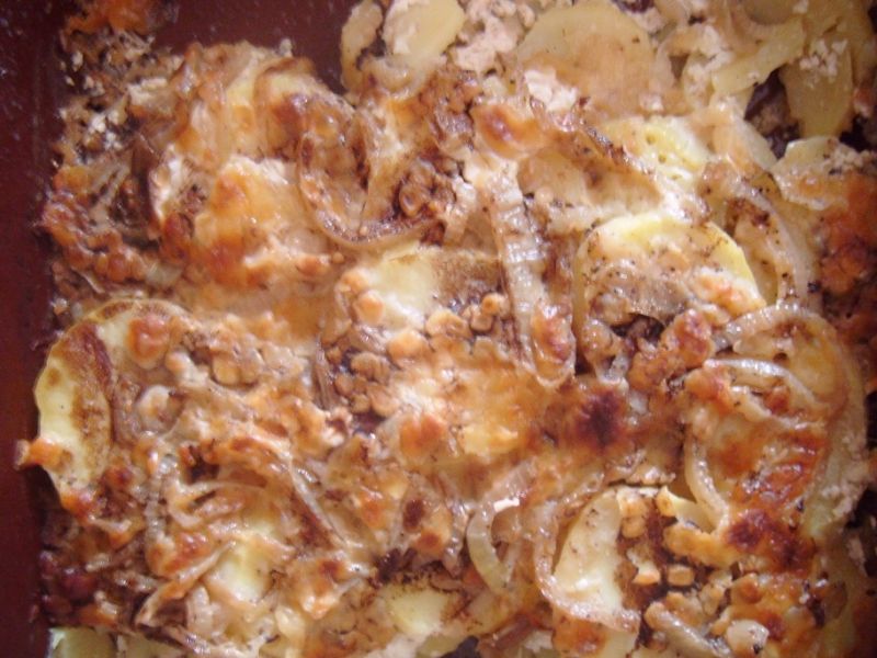 Zapiekane ziemniaki z octem balsamicznym