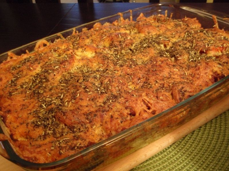 Zapiekanka a'la bolognese Zapiekanka a'la bolognese