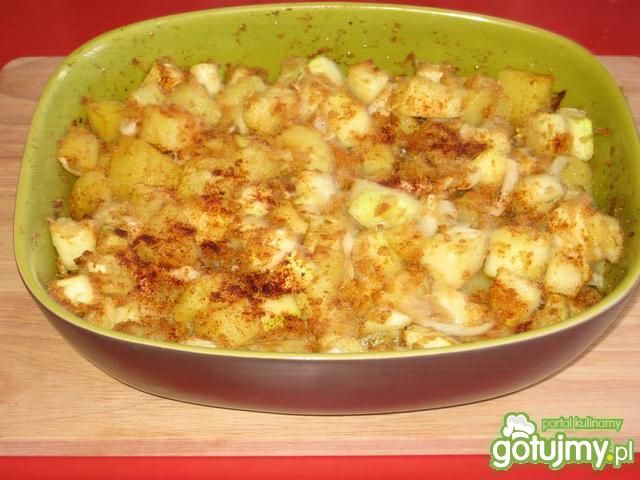 Zapiekanka cukiniowa z ziemniakami Zapiekanka cukiniowa z ziemniakami