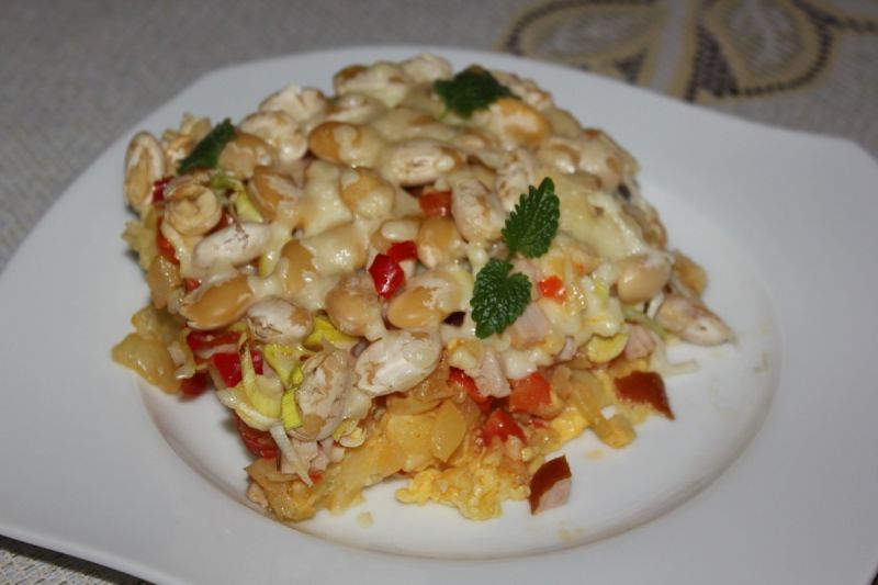 Zapiekanka fasolowa Zapiekanka fasolowa