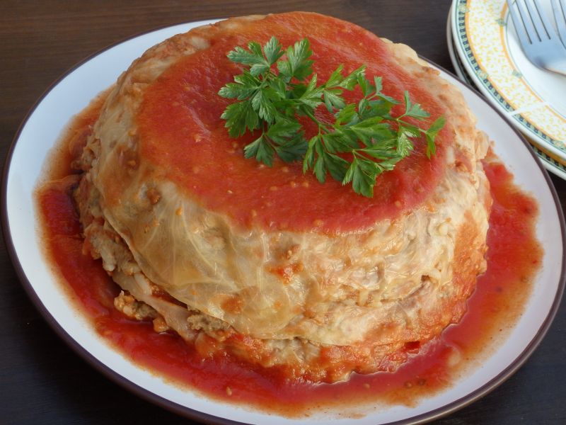 Zapiekanka gołąbkowa Zapiekanka gołąbkowa