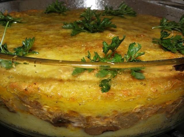 Zapiekanka grzybowo-ziemniaczana. Zapiekanka grzybowo-ziemniaczana.